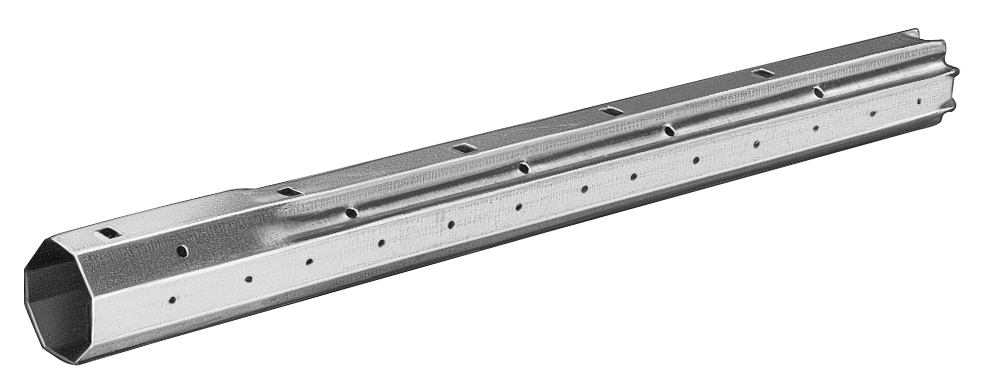 Mini Verlängerungsstück, Länge 400 mm für 8-kant Stahlwelle