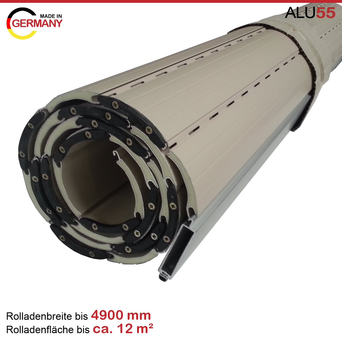Rollladen Behang ALU 55 mm | Profil JU55